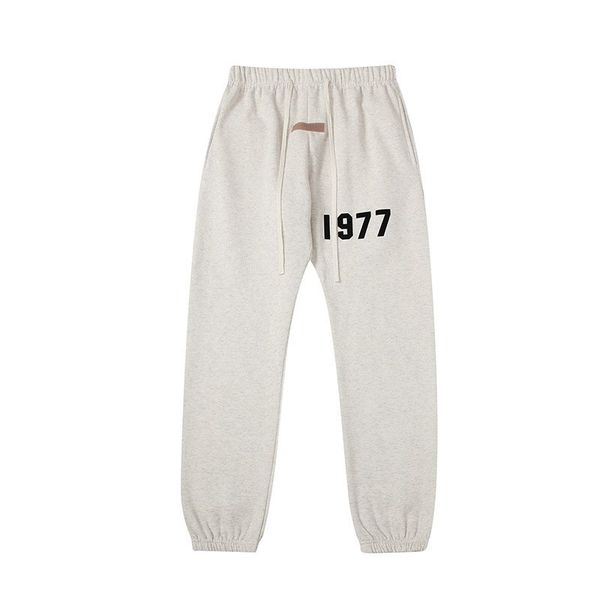 designer autumn new 1977 flocking letter printing large size loose toe casual fog pants pants a01, Black
designer autumn new 1977 flocking letter printing large size loose toe casual fog pants pants a01, Black