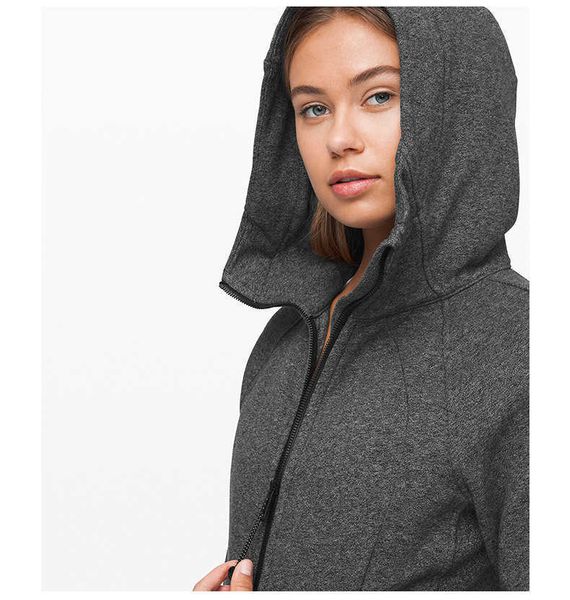 women's tracksuits lu yoga suit fleece jacket sports sweater fitness zipper hooded jacket casual yoga jacket, Gray
women's tracksuits lu yoga suit fleece jacket sports sweater fitness zipper hooded jacket casual yoga jacket, Gray