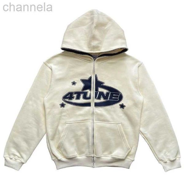 men's hoodies star letter print hoodie men retro zip up long sleeve loose coats harajuku casual gothic versatile oversize couple coat, Black
men's hoodies star letter print hoodie men retro zip up long sleeve loose coats harajuku casual gothic versatile oversize couple coat, Black