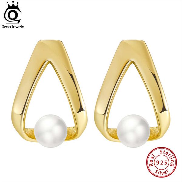 stud orsa jewels 925 sterling silver triangle pearl earrings for women elegant freshwater pearl geomety ear stud jewelry gpe35 p230411, Golden;silver
stud orsa jewels 925 sterling silver triangle pearl earrings for women elegant freshwater pearl geomety ear stud jewelry gpe35 p230411, Golden;silver