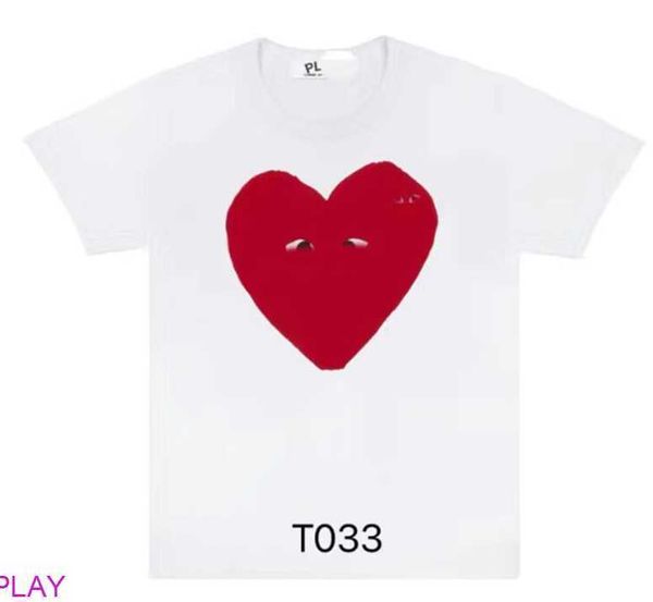 men's t-shirts fashion mens play t shirt designer red heart commes casual women s des badge garcons high quanlity tshirts cotton 626m f, White;black
men's t-shirts fashion mens play t shirt designer red heart commes casual women s des badge garcons high quanlity tshirts cotton 626m f, White;black