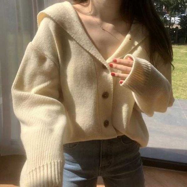 whimsical girl sweaters younger sailor collar idle style drop shoulder loose, White;black
whimsical girl sweaters younger sailor collar idle style drop shoulder loose, White;black