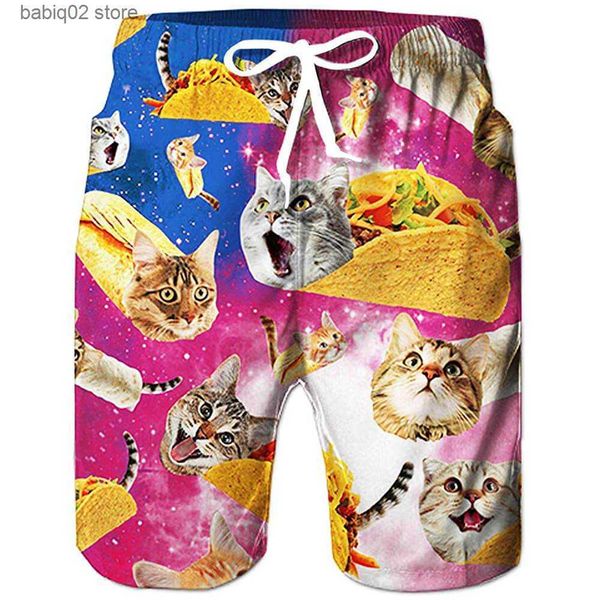 men's shorts funny taco pizza cat 3d printed mens shorts mesh lining comfortable breathable beach shorts summer beach swim trunks stdk-, White;black
men's shorts funny taco pizza cat 3d printed mens shorts mesh lining comfortable breathable beach shorts summer beach swim trunks stdk-, White;black