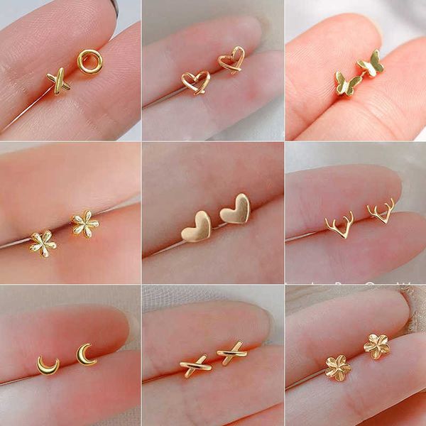 stud silver-plate gold color mini small butterfly heart stud earring for women cartilage helix tragus ear piercing jewelry gift p230411, Golden;silver
stud silver-plate gold color mini small butterfly heart stud earring for women cartilage helix tragus ear piercing jewelry gift p230411, Golden;silver