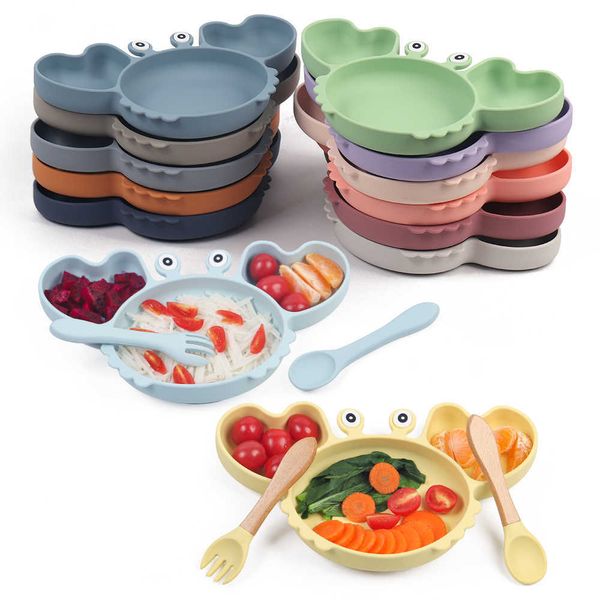 cups dishes utensils 1/4/9pcs baby bowls plates spoons silicone suction food tableware bpa non-slip baby dishes crab food feeding bowl for k
cups dishes utensils 1/4/9pcs baby bowls plates spoons silicone suction food tableware bpa non-slip baby dishes crab food feeding bowl for k