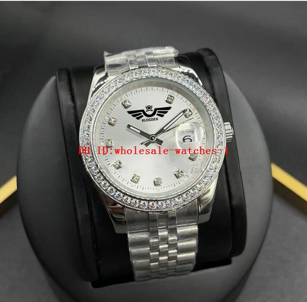 16 style mens watches 41mm 36mm 278381 silver dial watch automatic mechanical movement mens diamond bezel stainless steel luminous wrist des, Slivery;brown
16 style mens watches 41mm 36mm 278381 silver dial watch automatic mechanical movement mens diamond bezel stainless steel luminous wrist des, Slivery;brown
