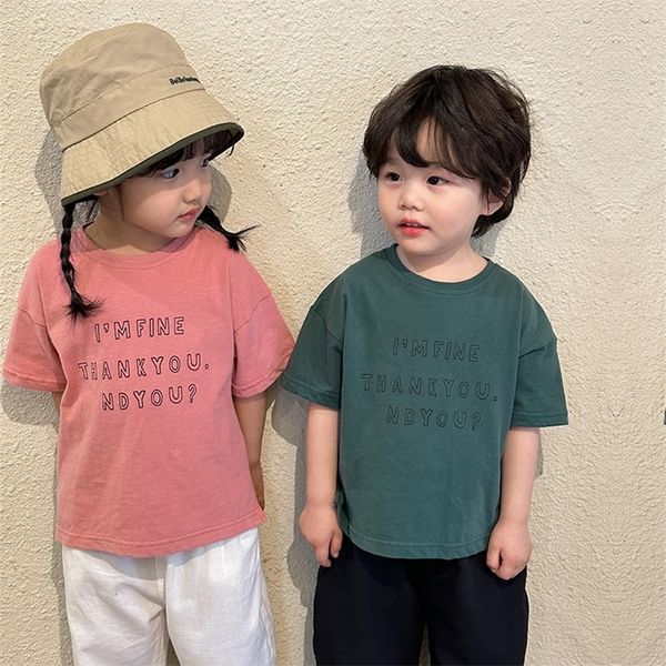 t-shirts summer kids letters printed short sleeve t-shirt boys cotton tees girls soft loose 230414, Blue
t-shirts summer kids letters printed short sleeve t-shirt boys cotton tees girls soft loose 230414, Blue