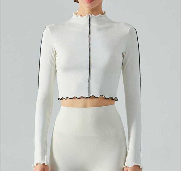 designer yoga suit women's spray small round neck leisure rib long-sleeve slimming running fitness suit lululemens women 23ssa 23ss lul
designer yoga suit women's spray small round neck leisure rib long-sleeve slimming running fitness suit lululemens women 23ssa 23ss lul