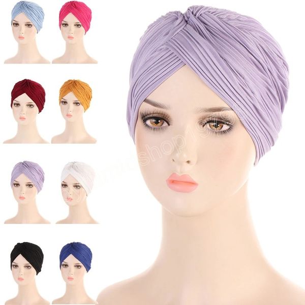 knot pleated women muslim hijab chemo caps inner hat underscarf hair loss bonnet headwrap turban beanies head scarf cover, Yellow
knot pleated women muslim hijab chemo caps inner hat underscarf hair loss bonnet headwrap turban beanies head scarf cover, Yellow