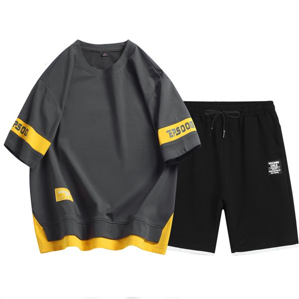 men s tracksuits summer tshirt shorts 2 pieces set men tracksuit brand streetwear patchwork mens sets short outfits sportswear sweatsuit ove, Gray
men s tracksuits summer tshirt shorts 2 pieces set men tracksuit brand streetwear patchwork mens sets short outfits sportswear sweatsuit ove, Gray