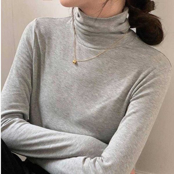 brushed turtleneck bottoming sweater shirt for women autumn and winter design, White;black
brushed turtleneck bottoming sweater shirt for women autumn and winter design, White;black
