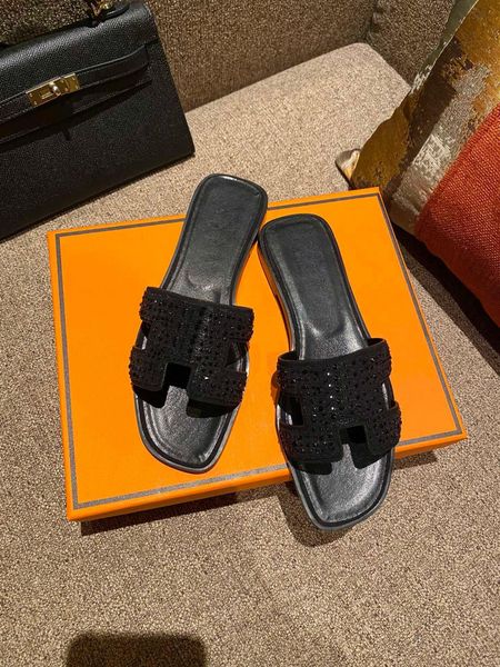 2023 sandales fashion sandals genuine leather women slippers summer luxury flat slides ladies beach sandal party wedding h oran slipper size, Black
2023 sandales fashion sandals genuine leather women slippers summer luxury flat slides ladies beach sandal party wedding h oran slipper size, Black
