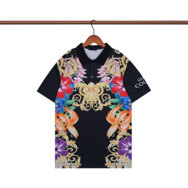 designer medusa short sleeve fashion print men's trend short sleeve polo shirt summer lapel paul shirt, White;black
designer medusa short sleeve fashion print men's trend short sleeve polo shirt summer lapel paul shirt, White;black