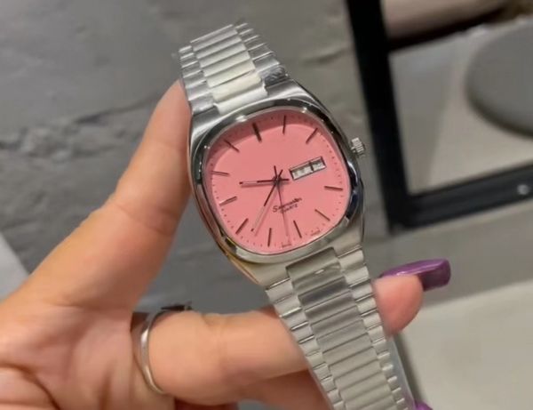 new designer watch women's quartz watch 316l stainless steel case 36mm japanese original electronic movement double calendar pink surfa, Slivery;brown
new designer watch women's quartz watch 316l stainless steel case 36mm japanese original electronic movement double calendar pink surfa, Slivery;brown