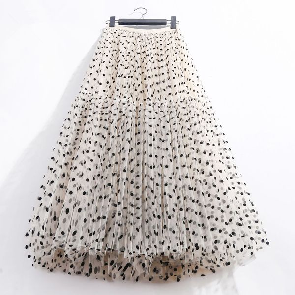 skirts spring summer polka dot tulle skirts women casual elastic high waist a-line skirt female party beach midi pleated skirt 230414, Black
skirts spring summer polka dot tulle skirts women casual elastic high waist a-line skirt female party beach midi pleated skirt 230414, Black