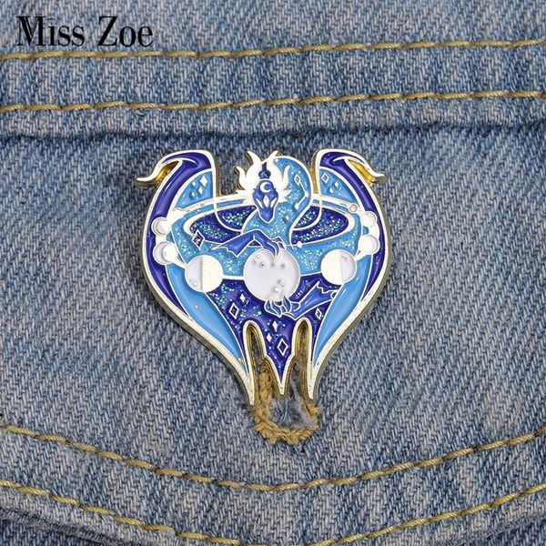 moon phase enamel pins custom starry dragon brooches lapel badges gothic punk cool animal jewelry gift for kids friends, Gray
moon phase enamel pins custom starry dragon brooches lapel badges gothic punk cool animal jewelry gift for kids friends, Gray