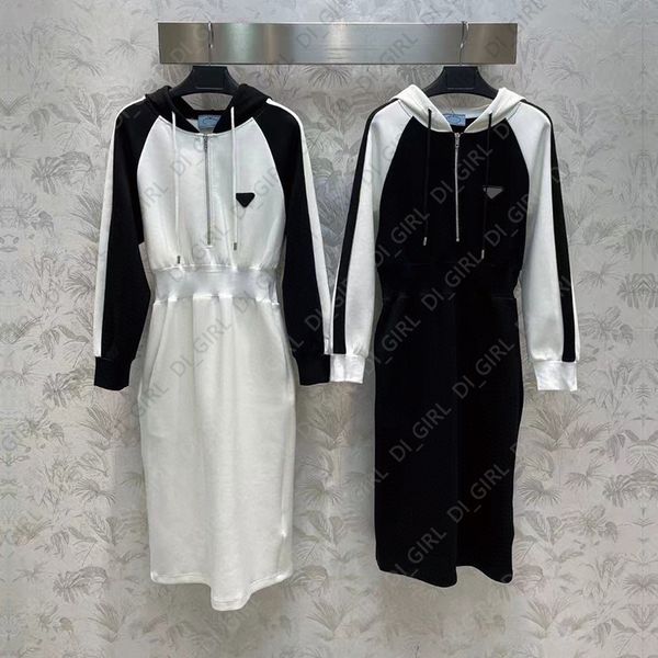 Women Dress Designer Letter Print Hoodied Long-sleeved Skirt Fashion Elegant Tighten Waist Dresses SML di_girl Di_girl, White
Women Dress Designer Letter Print Hoodied Long-sleeved Skirt Fashion Elegant Tighten Waist Dresses SML di_girl Di_girl, White