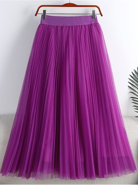 skirts tigena midi long pleated tulle skirt women spring summer all-match solid a line high waist mid-length mesh skirt female 230414, Black
skirts tigena midi long pleated tulle skirt women spring summer all-match solid a line high waist mid-length mesh skirt female 230414, Black