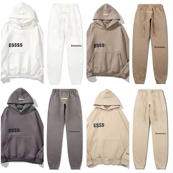 men's women leisure fashion trends designer tracksuit essentail hoodies set casual oversize hooded pullover 2023 om, Black
men's women leisure fashion trends designer tracksuit essentail hoodies set casual oversize hooded pullover 2023 om, Black