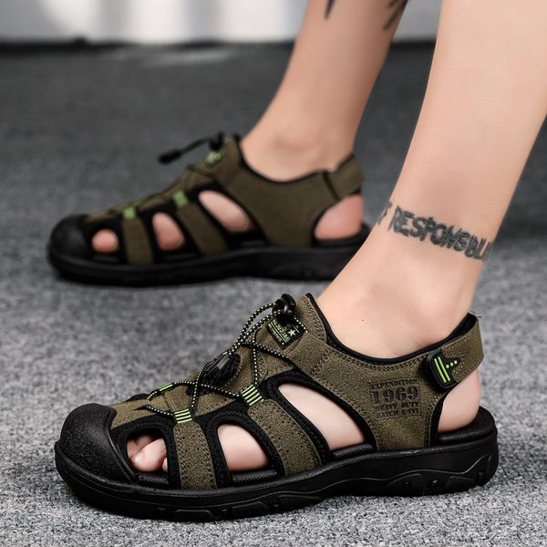 sandals men slippers simple beach shoes leisure climbing fishing roman leather outdoor casual rubber soles 230328, Black
sandals men slippers simple beach shoes leisure climbing fishing roman leather outdoor casual rubber soles 230328, Black