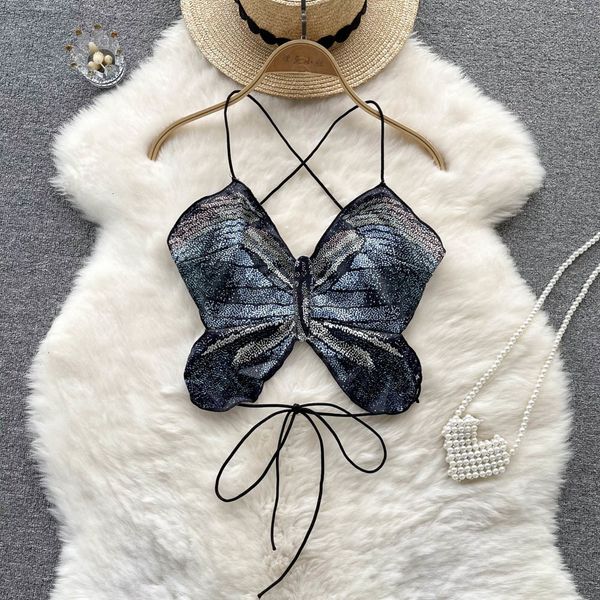 camisoles tanks butterfly camisole halter female draw string camis spicy girl tank spring sleeveless cropwomen clothes drop 230413, Black;white
camisoles tanks butterfly camisole halter female draw string camis spicy girl tank spring sleeveless cropwomen clothes drop 230413, Black;white