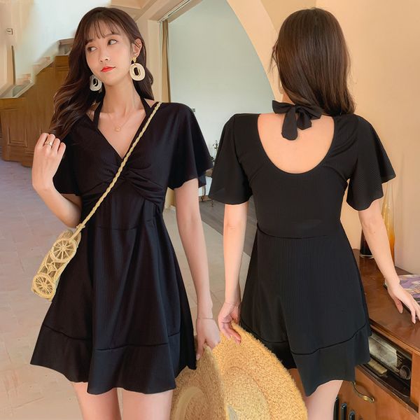 women's swimwear women swimwear girl korean style sets strap waist skirt swimming bathing suit beach wear monokini 230414, White;black
women's swimwear women swimwear girl korean style sets strap waist skirt swimming bathing suit beach wear monokini 230414, White;black