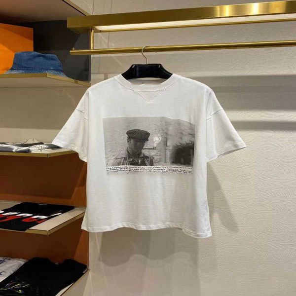 correct version 23 new spring and summer old man short sleeve english printed t-shirt round neck male female stars same high end fashion br, White
correct version 23 new spring and summer old man short sleeve english printed t-shirt round neck male female stars same high end fashion br, White