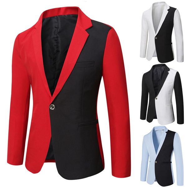 gradient suit jacket spring korean slim fit blazers streetwear fashion casual social business suit coats s-3xl, White;black
gradient suit jacket spring korean slim fit blazers streetwear fashion casual social business suit coats s-3xl, White;black