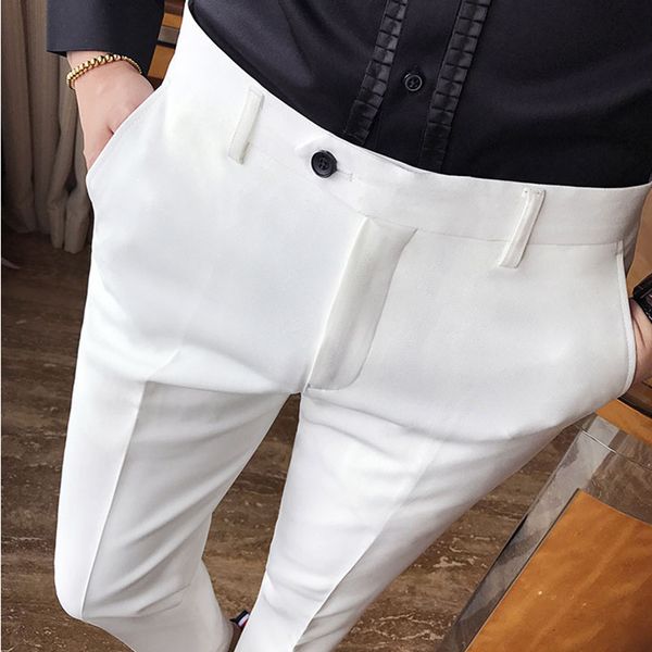 mens pants plus size 3828 spring summer ankle length suit pant pure color business slim fit dress social party wedding trousers 230414, Black
mens pants plus size 3828 spring summer ankle length suit pant pure color business slim fit dress social party wedding trousers 230414, Black