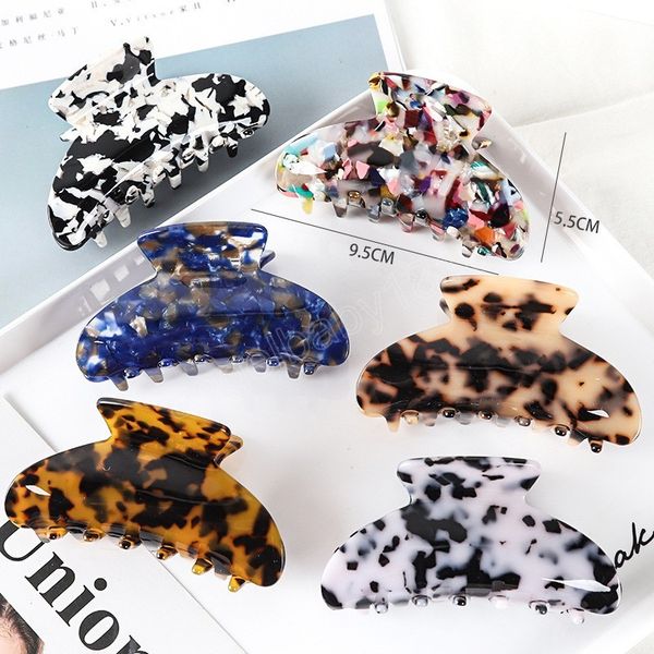 vintage crab hair clip women elegant colorful marbling acetate hair clips barrettes hair accessories, Slivery;white
vintage crab hair clip women elegant colorful marbling acetate hair clips barrettes hair accessories, Slivery;white