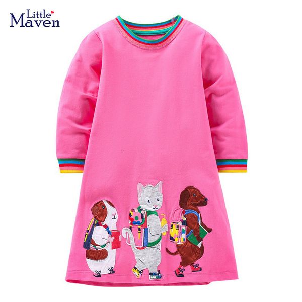 girl's dresses little maven baby girls long sleeves dress cotton with lovely animals carry schoolbag go to school autumn casual clothes, Red;yellow
girl's dresses little maven baby girls long sleeves dress cotton with lovely animals carry schoolbag go to school autumn casual clothes, Red;yellow