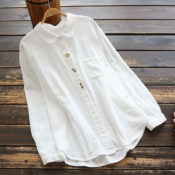 women's blouses shirts 7577 autumn women blouse japan style mori girl loose cotton yarn white shirt embroidery long sleeve women 23041
women's blouses shirts 7577 autumn women blouse japan style mori girl loose cotton yarn white shirt embroidery long sleeve women 23041