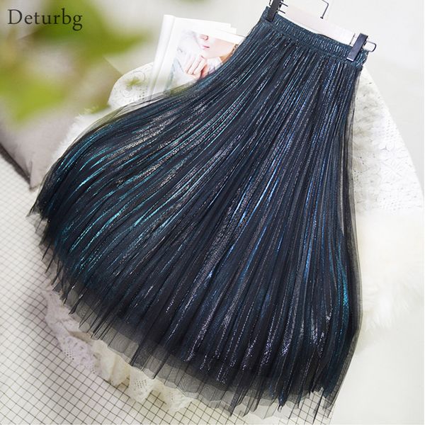 skirts women's 3 layer bright tulle skirt ladies high waist shining bling tutu skirt pleated mesh midi skirts saias spring sk313 230414, Black
skirts women's 3 layer bright tulle skirt ladies high waist shining bling tutu skirt pleated mesh midi skirts saias spring sk313 230414, Black
