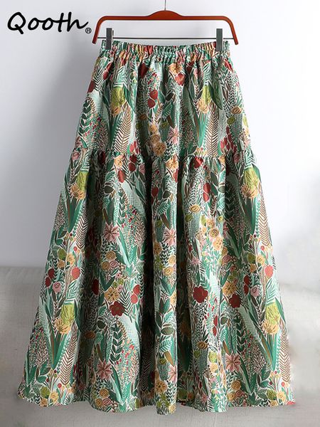 skirts qooth spring stitching jacquard floral embroidery mid-length a-line skirt women's high waist chic elegant skirt qt1676 230414, Black
skirts qooth spring stitching jacquard floral embroidery mid-length a-line skirt women's high waist chic elegant skirt qt1676 230414, Black