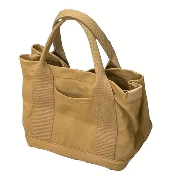 simple solid color tote bag, canvas portable handbag, lightweight bag for shopping
simple solid color tote bag, canvas portable handbag, lightweight bag for shopping