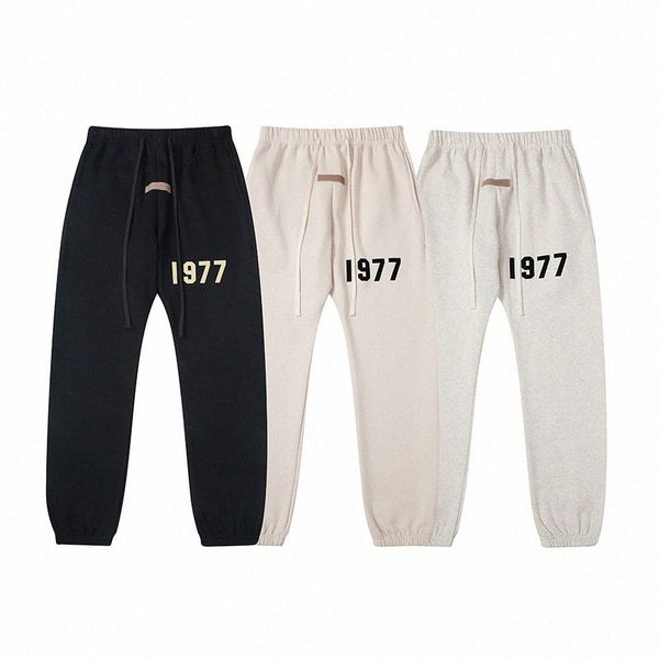 2022 autumn new 1977 flocking letter printing large size loose toe casual fog pants pants y7tq#, Black
2022 autumn new 1977 flocking letter printing large size loose toe casual fog pants pants y7tq#, Black