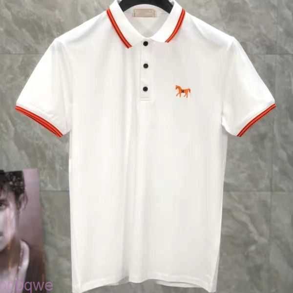 polos luxurioush horse embroidered men's men polo shirt hms designer tshirt cotton short-sleeved tshirt oversize lapel sweatshirt mens, White;black
polos luxurioush horse embroidered men's men polo shirt hms designer tshirt cotton short-sleeved tshirt oversize lapel sweatshirt mens, White;black