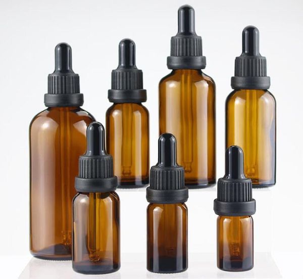 200pcs 5/10/15/20/30/50/100ml eye dropper bottle amber glass bottles with black caps empty tincture bottles essential oil
200pcs 5/10/15/20/30/50/100ml eye dropper bottle amber glass bottles with black caps empty tincture bottles essential oil