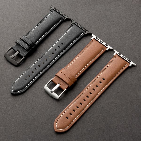 watch bands genuine leather wristband replacement strap compatible with apple watch series 8 7 6 5 4 3 2 1, se sports & edition for women me, Black;brown
watch bands genuine leather wristband replacement strap compatible with apple watch series 8 7 6 5 4 3 2 1, se sports & edition for women me, Black;brown