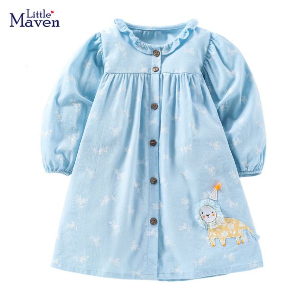 girl's dresses little maven 2023 girls autumn long sleeve animal lion appliques children party for kids corduroy clothes 230413, Red;yellow
girl's dresses little maven 2023 girls autumn long sleeve animal lion appliques children party for kids corduroy clothes 230413, Red;yellow