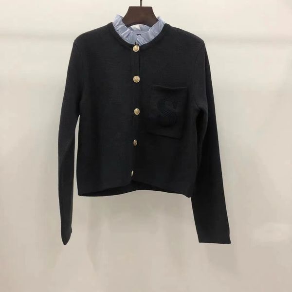 women's jackets sandro woman's embroidered cable knit sweater | size s, Black;brown
women's jackets sandro woman's embroidered cable knit sweater | size s, Black;brown