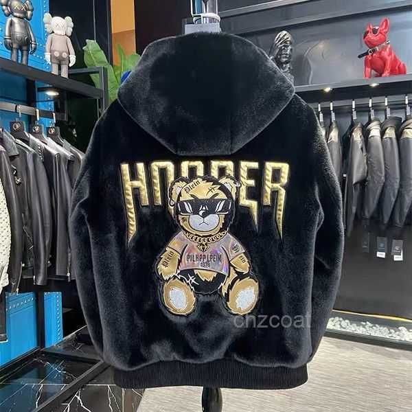 designer tech jackets winter mink plush jacket men women thick warm hooded coats fashion couple cashmere coat little bear gold stamping outw, Black;brown
designer tech jackets winter mink plush jacket men women thick warm hooded coats fashion couple cashmere coat little bear gold stamping outw, Black;brown
