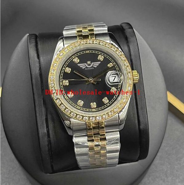 16 style mens watches 41mm 36mm 278238 228238 black dial watch automatic mechanical movement mens diamond bezel stainless steel wrist design, Slivery;brown
16 style mens watches 41mm 36mm 278238 228238 black dial watch automatic mechanical movement mens diamond bezel stainless steel wrist design, Slivery;brown