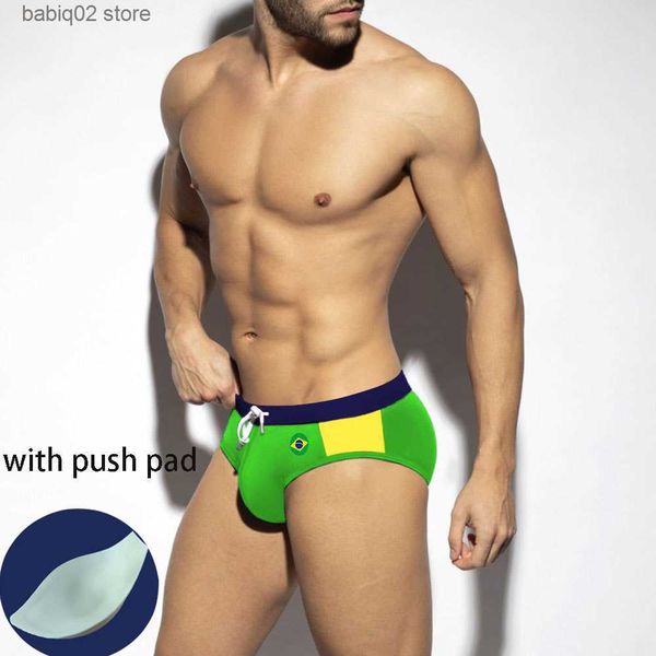 men's swimwear european and american new men's color matching triangle swimming trunks summer multinational flag color matching sh
men's swimwear european and american new men's color matching triangle swimming trunks summer multinational flag color matching sh