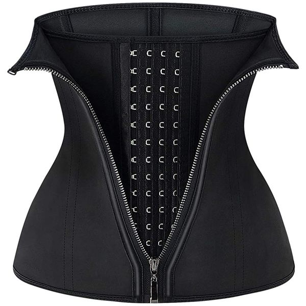 women's shapers waist trainer women latex zipper corset sport cincher hourglass slimming waist corset body shaper high compression work, Black;white
women's shapers waist trainer women latex zipper corset sport cincher hourglass slimming waist corset body shaper high compression work, Black;white