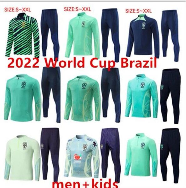 2022 world brazil tracksuit suit soccer jersey g.jesus coutinho 22 23 camiseta de futbol richarlison football shirt maillot kids kit cup tra, Black;yellow
2022 world brazil tracksuit suit soccer jersey g.jesus coutinho 22 23 camiseta de futbol richarlison football shirt maillot kids kit cup tra, Black;yellow