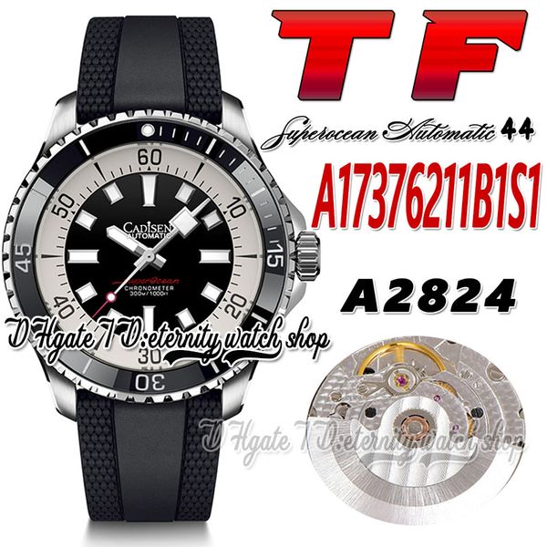 tf superocean 44 eta a2824 automatic mens watch a17376211b1s1 ceramic bezel black white dial stick markers steel case rubber strap super edi, Slivery;brown
tf superocean 44 eta a2824 automatic mens watch a17376211b1s1 ceramic bezel black white dial stick markers steel case rubber strap super edi, Slivery;brown