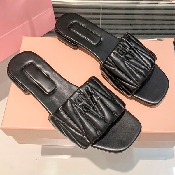 womens low heels sandals slip on slippers slingbacks girls slides designer quilted texture outdoor beach shoes ladies flip flops luxurys whi, Black
womens low heels sandals slip on slippers slingbacks girls slides designer quilted texture outdoor beach shoes ladies flip flops luxurys whi, Black