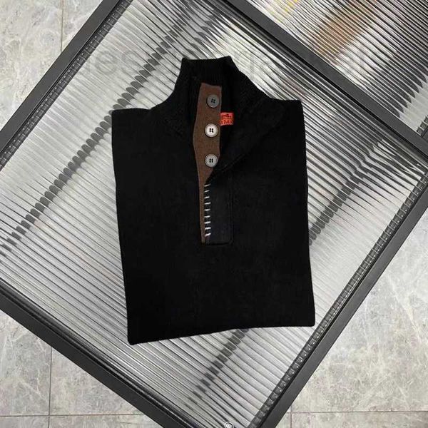 men's sweaters designer winter wool sweater mens knitwear h high collar pullover coat men women casual hoodie fashion knit shirt bwt7, White;black
men's sweaters designer winter wool sweater mens knitwear h high collar pullover coat men women casual hoodie fashion knit shirt bwt7, White;black