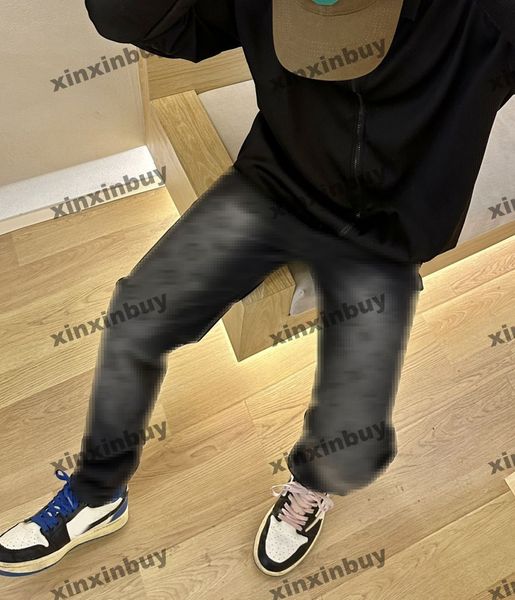 xinxinbuy men women designer pant sport destroyed letter leather panelled 1854 spring summer casual pants letter khaki grey black blue xs-3x, Black;brown
xinxinbuy men women designer pant sport destroyed letter leather panelled 1854 spring summer casual pants letter khaki grey black blue xs-3x, Black;brown